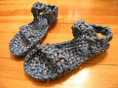 Crochet Plastic Grocery Bag Pattern; Plastic Bag Tote